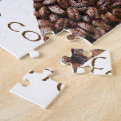 "Ik hou van koffie!" Legpuzzel (Zijkant)
