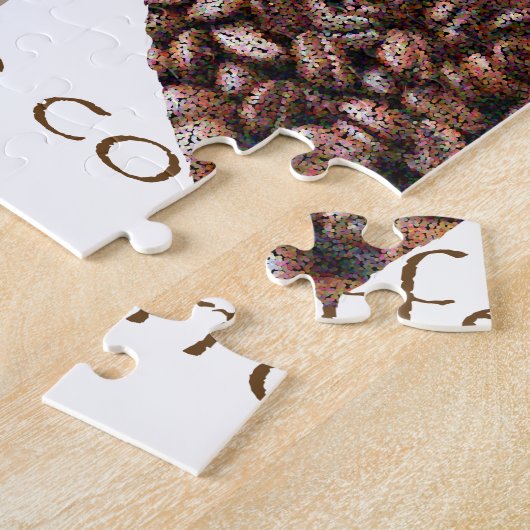 Ik hou van koffie! legpuzzel (Zijkant)