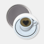 Ik hou van koffie magneet (Voorkant / Achterkant)