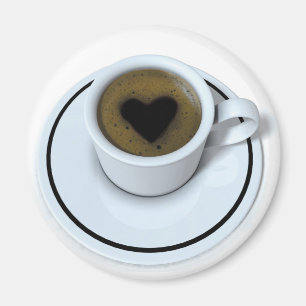 Ik hou van koffie magneet
