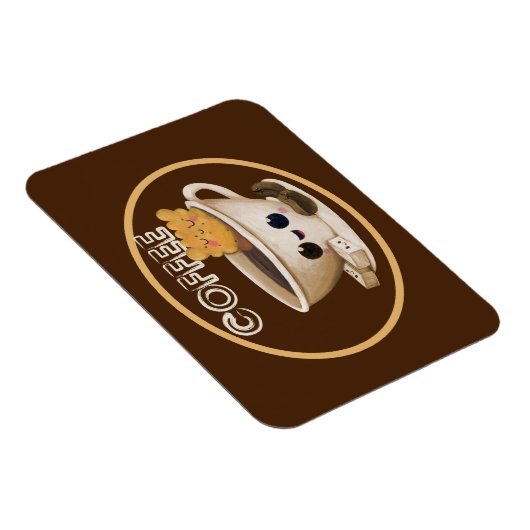 Ik hou van koffie magneet (Rechterzijde)