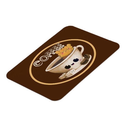 Ik hou van koffie magneet (Linkerzijde)