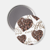 Ik hou van koffie!! magneet (Voorkant / Achterkant)