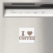 Ik hou van koffie magneet (Insitu (Vaatwasser))