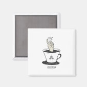 Ik hou van koffie met mijn zuurstof magneet (Voorkant / Achterkant)