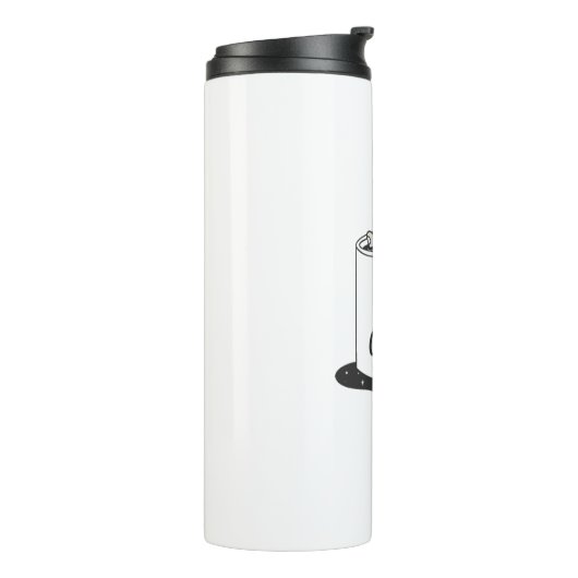 Ik hou van koffie met mijn zuurstof thermosbeker (Gedraaid links)