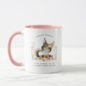 Ik Hou Van Koffie, Mijn Kat & 3 Mensen | Monogram Mok (Links)