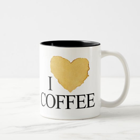 Ik hou van koffie mok (Rechts)