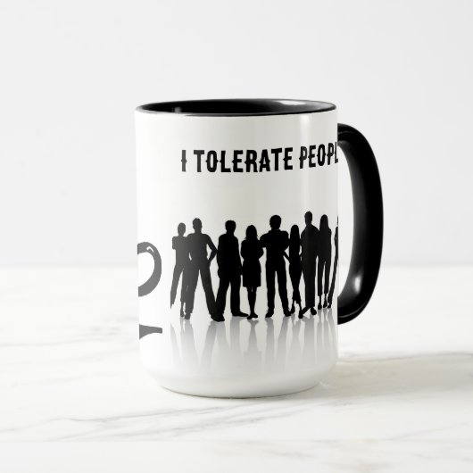 Ik hou van koffie mok (Voorkant rechts)