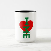 Ik hou van koffie mok (Midden)