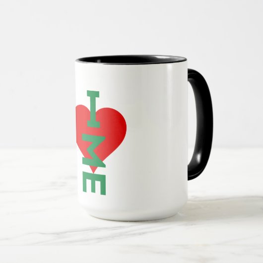 Ik hou van koffie mok (Voorkant rechts)