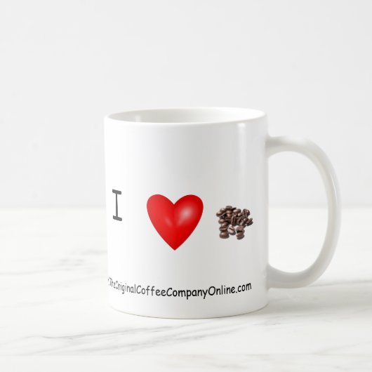 Ik hou van koffie-Mok Koffiemok (Rechts)