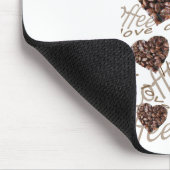Ik hou van koffie!! muismat (Hoek)