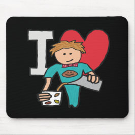 Ik hou van koffie muismat