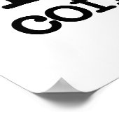 Ik hou van koffie poster (Hoek)