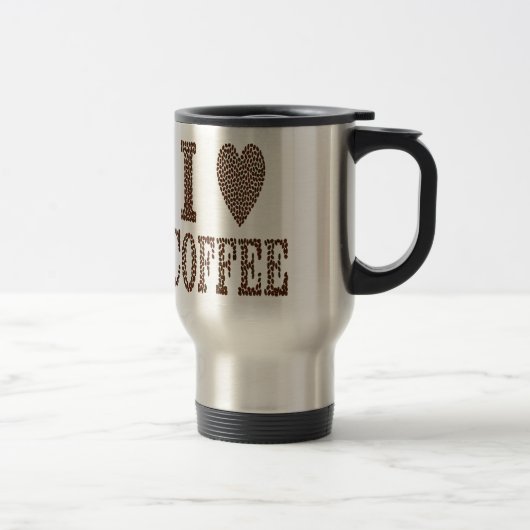 Ik hou van koffie reisbeker (Rechts)
