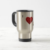 Ik hou van KOFFIE!!!!!!! Reisbeker (Voorkant links)