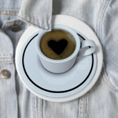 Ik hou van koffie ronde button 6,0 cm (In situ)