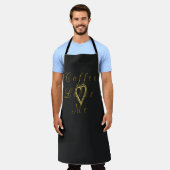 Ik hou van koffie schort (Gedragen)