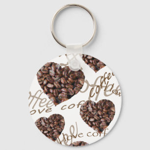 Ik hou van koffie! sleutelhanger