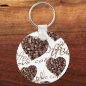 Ik hou van koffie! sleutelhanger (Voorkant)