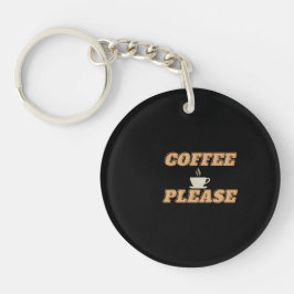 ik hou van koffie sleutelhanger