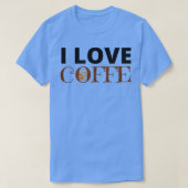 Ik hou van koffie t-shirt (Design voorkant)