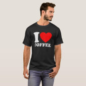 Ik Hou Van Koffie T-shirt (Voorkant volledig)