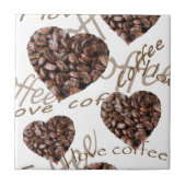 Ik hou van koffie! tegeltje (Voorkant)