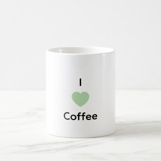 Ik hou van koffie tekst mok (Center)