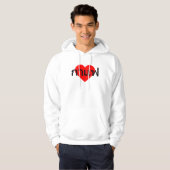 Ik hou van koffie Thailand Hoodie (Voorkant volledig)