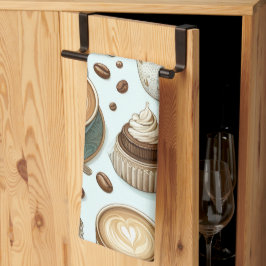 Ik hou van koffie theedoek