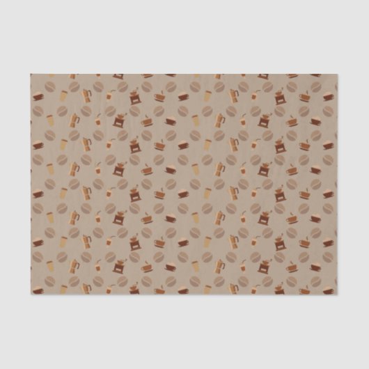 Ik hou van koffie tissuepapier (Voorkant)