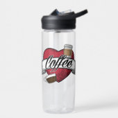 Ik hou van koffie waterfles (Links)