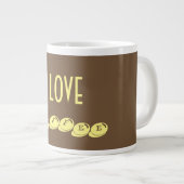 IK HOU VAN KOFFIEBEKER GROTE KOFFIEKOP (Voorkant rechts)