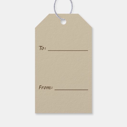 Ik hou van koffiecadeaulabels cadeaulabel (Achterkant)