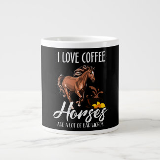 Ik hou van koffiepaarden en een hoop slechte woord grote koffiekop