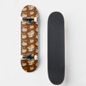 Ik hou van koffiepatroon skateboard (Voorkant)