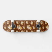 Ik hou van koffiepatroon skateboard (Horizontaal)