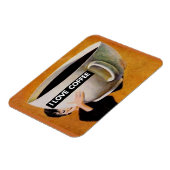 Ik hou van koffietretro magneet (Linkerzijde)