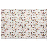 Ik hou van koffieweefsel stof (Yard (91,4 cm))