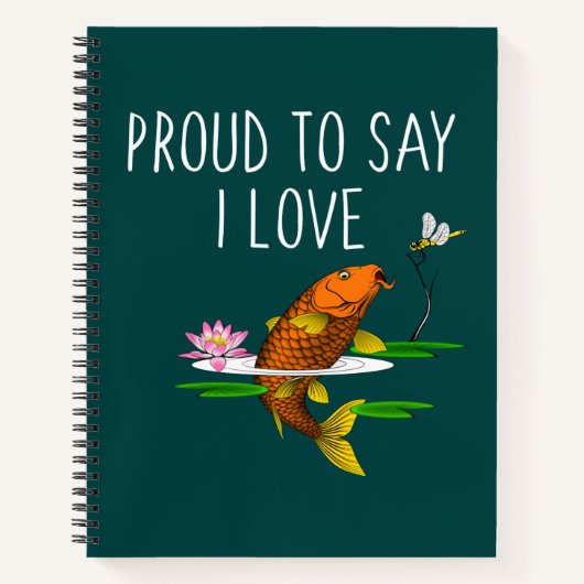 Ik hou van Koi. Notitieboek (Voorkant)