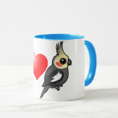 Ik hou van kokatiels mok (Voorkant rechts)