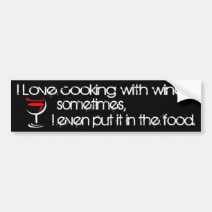 Ik hou van koken bumpersticker