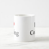 Ik hou van koken koffiemok (Center)