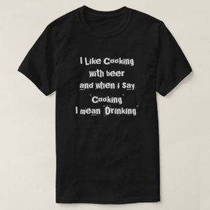 Ik hou van koken met "Beer" T-shirt