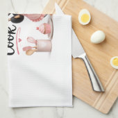 Ik hou van koken Pinguïn Keukendoek Theedoek (Quarter Fold)