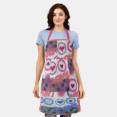 Ik hou van koken schort (Gedragen)