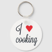 Ik hou van koken sleutelhanger (Voorkant)