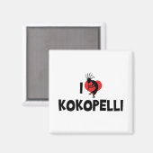 Ik hou van Kokopelli Magneet (Voorkant / Achterkant)